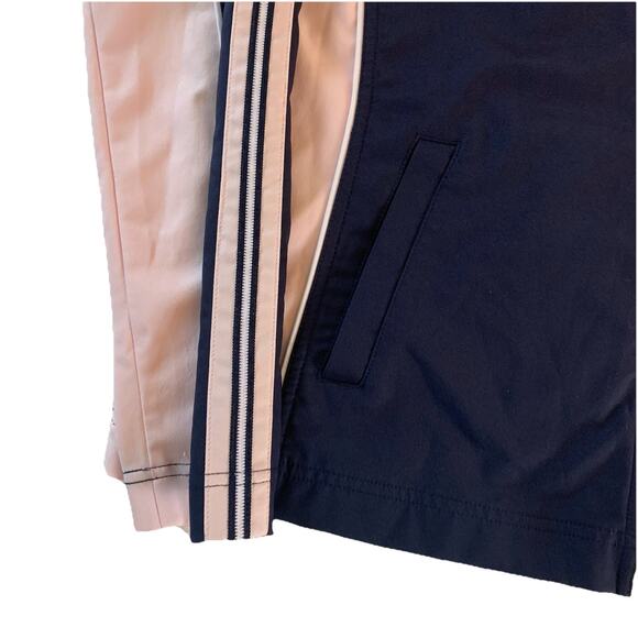 SJB Active Woman's Full Zip Windbreaker Jacket Pockets Blue & Pink Size Large - Picture 5 of 16